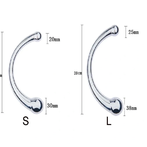 Double Elegant Ended Steel Stainless Anal 5858 Hook 0907